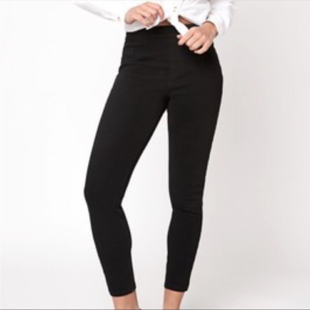 SPANX | Black Skinny Jeans Pull On Stretch Jeggings Women’s Size Medium